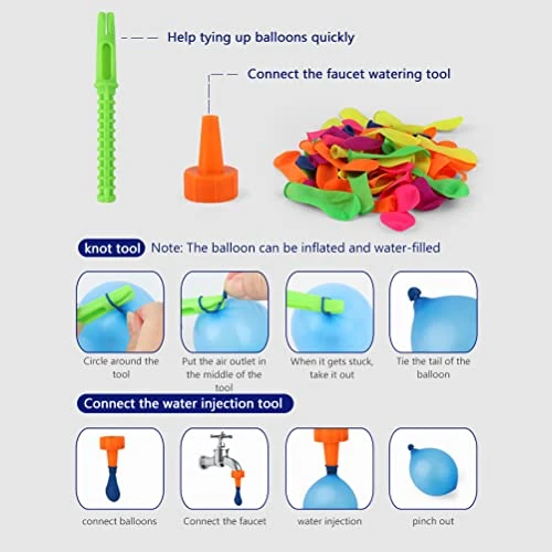 SFNTION Splash Potato Water Bombs, Throwing & Catching Splash Potato Timer Bomb Game, Water Bomb Toy Balloon Game With 50 Balloons Splash Balloon 5 SFNTION Splash Potato Water Bombs, Throwing & Catching Splash Potato Timer Bomb Game, Water Bomb Toy Balloon Game With 50 Balloons Splash Balloon - Image 3