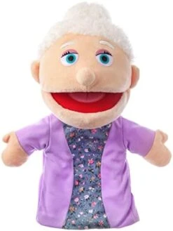1 Pcs Family Hand Puppets 13 Inch Grandparents, Mom & Dad, Brother & Sister Plush Hand Puppet Toys Role-Play Toy Puppets For Kids Storytelling Imaginative Pretend Play Teaching Preschool(Sister) -Folkmanis Toys Shop 41nO2qbaLwL. AC