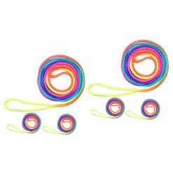 Kidcraft Playset 2 Sets Colored Rope For Stretch Funny Finger Cats Cradle String Chinese Finger Fabric Hand Game Finger Rope String Finger Playthings Rope