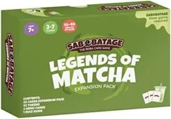 Sabobatage Expansion Pack: Legends Of Matcha - Easy Family-Friendly Party Game | Card Games For Adults, Teens & Kids | 2-7 Players 17 Sabobatage Expansion Pack: Legends Of Matcha - Easy Family-Friendly Party Game | Card Games For Adults, Teens & Kids | 2-7 Players -Folkmanis Toys Shop 41nXEvskFjL. AC
