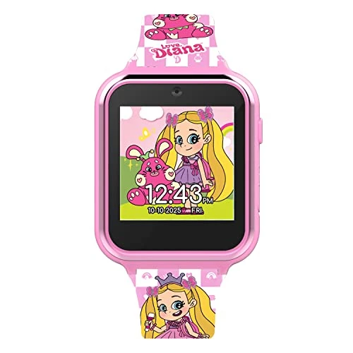 Accutime Kids Love, Diana Show Educational Learning Touchscreen Pink Smart Watch Toy With Graphic Strap For Girls, Boys, Toddlers - Selfie Cam, Games, Alarm, Calculator, Pedometer (Model: LDA4037AZ) 4 Accutime Kids Love, Diana Show Educational Learning Touchscreen Pink Smart Watch Toy With Graphic Strap For Girls, Boys, Toddlers - Selfie Cam, Games, Alarm, Calculator, Pedometer (Model: LDA4037AZ) - Image 2