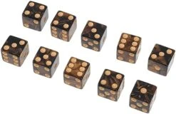 TOYANDONA 70 Pcs Big Hole Dot Dice Number Toys Kidcraft Playset Skeleton Toy Unique Dice Fun Dice Role Playing Gaming Dice Game Dice Set Two Color Dice Gambling Dice Retro Color Checkerboard -Folkmanis Toys Shop 41nebXhMpDL. AC