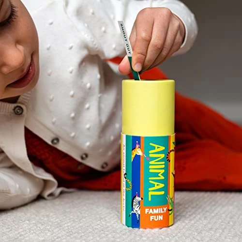 Talking Tables Dipstick Shout Out Animal Trivia Game For Kids | 160 Quiz Questions For Children Age 5+, Family Games Night, Travel, Gift 4 Talking Tables Dipstick Shout Out Animal Trivia Game For Kids | 160 Quiz Questions For Children Age 5+, Family Games Night, Travel, Gift - Image 2