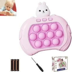 Pocket Game For Kids,Pocket Game Console For Kids,Cool Pocket Game Kids,Kids Breakout Speed Push Game Machine Decompression Toy,Focus Training Press Music For Kids Age 3+ (Astronaut, Rechargeable) -Folkmanis Toys Shop 41nuTSBdFL. AC