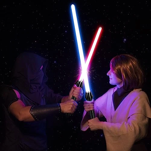 Light Up Saber - 3 Pack Light Up Saber 8 Colors With Fx Sound (Motion Sensitive) And Retractable Handle Multiplayer Galaxy Warrior, Christmas Gift Kids Party Gift 8 Light Up Saber - 3 Pack Light Up Saber 8 Colors With Fx Sound (Motion Sensitive) And Retractable Handle Multiplayer Galaxy Warrior, Christmas Gift Kids Party Gift - Image 6