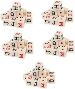 Ibasenice Alphabet Toys 30 Pcs Poker Dice Liars Dice Interesting Chips Set Interesting Dice Set Party Game Props Acrylic Square Corner Funny Game Chips Liars Poker -Folkmanis Toys Shop 41o7dllTGiL. AC