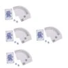 Toyvian 4 Sets Mahjong Poker Scrub Sets Chessboard Sets Travel Set 144 Paper Cards Travel Board Game Family Board Games Paper Mahjong For Party Travel Game Prop Mahjong Toy Frosted Props -Folkmanis Toys Shop 41o935u9IgL