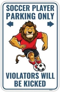 Venicor Soccer Sign - 9 X 14 Inches - Aluminum - Soccer Gifts For Boys Girls - Soccer Player Room Decor Party Decorations Accessories Stickers Poster Stuff 9 Venicor Soccer Sign - 9 X 14 Inches - Aluminum - Soccer Gifts For Boys Girls - Soccer Player Room Decor Party Decorations Accessories Stickers Poster Stuff -Folkmanis Toys Shop 41oCFbbtPlL. AC