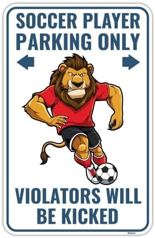 Venicor Soccer Sign - 9 X 14 Inches - Aluminum - Soccer Gifts For Boys Girls - Soccer Player Room Decor Party Decorations Accessories Stickers Poster Stuff 6 Venicor Soccer Sign - 9 X 14 Inches - Aluminum - Soccer Gifts For Boys Girls - Soccer Player Room Decor Party Decorations Accessories Stickers Poster Stuff - Image 4