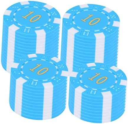 Ibasenice 50pcs Round Chips Mini Toy Plastic Coins Abs Game Tokens Bingo Counting Chip Plastic Bingo Chips Learning Counting Game Chips Mahjong Currency Chips Plastic Coin Toys Bronzing Card 8 Ibasenice 50pcs Round Chips Mini Toy Plastic Coins Abs Game Tokens Bingo Counting Chip Plastic Bingo Chips Learning Counting Game Chips Mahjong Currency Chips Plastic Coin Toys Bronzing Card - Image 6