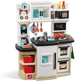 Step2 Great Gourmet Kitchen | Durable Kids Playset With Lights & Sounds | Tan Plastic Play Kitchen -Folkmanis Toys Shop 41oW1MStgsL. AC