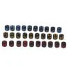 SAFIGLE 15 Sets 30pcs Regular Point Dice Colored Dice Role Playing Dice Black Decor Party Game Dice Mini Dice Teaching Math Dice Party Game Dot Dices Dice Game Playing Props Dice Props Toy -Folkmanis Toys Shop 41oXkZ1TQgL
