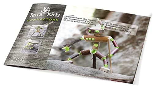HABA Terra Kids Connectors Backyard Craft Kit Figures - 66 Piece Set With Plastic Connecrtors, Cork & Hand Drill - Add Wood From Nature - Ages 8+ 8 HABA Terra Kids Connectors Backyard Craft Kit Figures - 66 Piece Set With Plastic Connecrtors, Cork & Hand Drill - Add Wood From Nature - Ages 8+ - Image 6