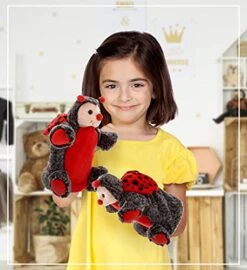 DolliBu Ladybug Plush Hand Puppet For Kids - Soft Plush Stuffed Animal Hand Puppet Toy For Puppet Show Games Puppet Theaters For Kids, Adult Cute Puppets Educational Toy To Teach Children & Toddlers 12 DolliBu Ladybug Plush Hand Puppet For Kids - Soft Plush Stuffed Animal Hand Puppet Toy For Puppet Show Games Puppet Theaters For Kids, Adult Cute Puppets Educational Toy To Teach Children & Toddlers -Folkmanis Toys Shop 41os9ywJoiS