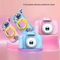 Children Camera, Toddler Camera 20MP Facial Recognition Intelligent Game Recording For Kids (Blue) 12 Children Camera, Toddler Camera 20MP Facial Recognition Intelligent Game Recording For Kids (Blue) -Folkmanis Toys Shop 41osV42U7ML