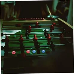 Toddmomy 24 Pcs Football Machine Accessories Wooden Board Tabletop Accessories Wooden Toy Sliding Balls Free Sliding Balls Table Soccer Kits Plastic Roll Balls Toys Foosball Roll Bead