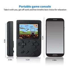 400 Games Retro Handheld Game Console Video Game Double Player Connect TV Large Screen Kids Gift Baby Toys Consoles Portable TV -Folkmanis Toys Shop 41pB8iIOG1L