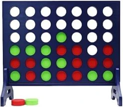 Tailgating Pros Premium Navy Giant Four In A Row With Carrying Case - Jumbo Oversized Outdoor Yard Game - Connect Multiple Pucks In A Row To Win - Many Puck Colors Available! -Folkmanis Toys Shop 41pCEcmfFxL. AC