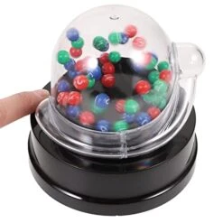 Jojofuny Electric Shake Lucky Ball Machine Mini Lottery Machine Portable Bingo Machine Cage Game With Balls Fortunate Number Picker Night Club Props No Battery 11 Jojofuny Electric Shake Lucky Ball Machine Mini Lottery Machine Portable Bingo Machine Cage Game With Balls Fortunate Number Picker Night Club Props No Battery -Folkmanis Toys Shop 41pFV9fIYoL