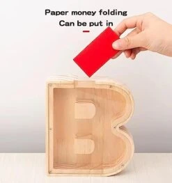 26 Letters Savings Bank Wooden Piggy Bank Toy Acrylic Transparent Panel Creative Piggy Bank Savings Bank Ornaments 21 26 Letters Savings Bank Wooden Piggy Bank Toy Acrylic Transparent Panel Creative Piggy Bank Savings Bank Ornaments -Folkmanis Toys Shop 41pINkYkYAL