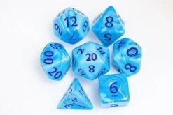 Sharp Edge Dice Set For DND For Dungeons And Dragons Ttrpg Games, Multi-Sided RPG Polyhedral Resin Roleplaying Games (Black Yellow Marble) -Folkmanis Toys Shop 41pVjP4IqeL. AC