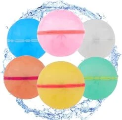 6Pcs Resuable Magnetic Water Balloon,Summer Water Toy For Boy Girls,Self-Sealing Quick Fill Water Bomb Outdoor Activities Pool Water Game Toy For Kid Adults -Folkmanis Toys Shop 41pYuJ7Ed6L. AC