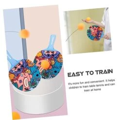 Sosoport 1 Set Table Tennis Trainer Indoor Toys Kids Educational Toys Exercise Accessories Interactive Table Tennis Sports Training Racket Funny Table Tennis Set Pingpang Training Toys Abs -Folkmanis Toys Shop 41perDgr9uL