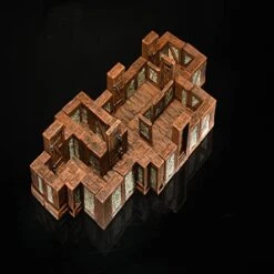 Warlock Tiles: Expansion Pack - 1 In. Town & Village Straight Walls | WizKids -Folkmanis Toys Shop 41pu62Q4BML