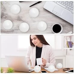 Darovly 8Pcs Mini Volleyball White Stress Balls Foam Stress Ball Soft Sports Small Volleyball For Party Supplies/Carnival/Reward/Sports Games/Gifts/Stocking Stuffers (2.4 Inch) 11 Darovly 8Pcs Mini Volleyball White Stress Balls Foam Stress Ball Soft Sports Small Volleyball For Party Supplies/Carnival/Reward/Sports Games/Gifts/Stocking Stuffers (2.4 Inch) -Folkmanis Toys Shop 41pzBi1glEL