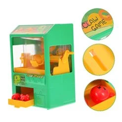 Claw Machine 1 Set Mini Claw Claw Machine Toys Desktop Toys Kids Plaything Interactive Kids Toy Mini Grab Machine Puzzle Green Child Catch Doll Plastic Dispenser Claw Game -Folkmanis Toys Shop 41q0T3lWhqL
