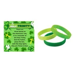 The Holy Trinity Shamrock St. Patrick’s Day Bracelets With Cards Meaning Of The Shamrock School Supplies Religious Christian Party Favors Church Gifts Bulk 24 Sets 7 The Holy Trinity Shamrock St. Patrick’s Day Bracelets With Cards Meaning Of The Shamrock School Supplies Religious Christian Party Favors Church Gifts Bulk 24 Sets -Folkmanis Toys Shop 41q0unuWUwL
