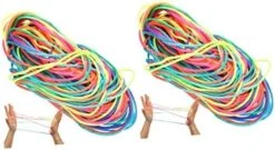 Gadpiparty Toys 40 Pcs Flip Rope Childrens Toys Bouncy Toy Cats Cradle String Game Finger String Toy Supplies Finger String Game Hand Strap Toy Cloth Pupils Hand Game Finger String Toys -Folkmanis Toys Shop 41q1NSamUBL. AC
