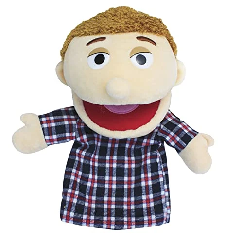 Lovely Family Hand Puppets Mouth Opening Plush Puppets Toys Role Playing Toys Puppets Children Storytelling Teaching Toys (Red Blue Plaid Dad, 30cm) 3 Lovely Family Hand Puppets Mouth Opening Plush Puppets Toys Role Playing Toys Puppets Children Storytelling Teaching Toys (Red Blue Plaid Dad, 30cm)