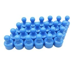 24 Magnetic Push Pins Miniature Game Piece Pawn Magnet Useful For Fridge, Office, Map Magnets, Kitchen, Whiteboard Magnets, Photo Magnets, Fun Colorful Classroom Magnets