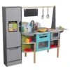 KidKraft Alexa-Enabled 2-in-1 Wooden Kitchen & Market With Lights And Sounds, Interactive Foods And Games Plus 105 Accessories 1 KidKraft Alexa-Enabled 2-in-1 Wooden Kitchen & Market With Lights And Sounds, Interactive Foods And Games Plus 105 Accessories -Folkmanis Toys Shop 41qcJjr4h7L