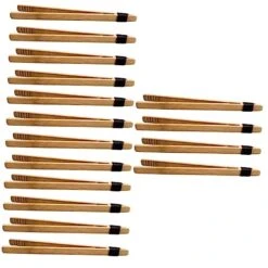 Wooden Cooking Tongs 16 Pcs Toy Tweezers Electric Toaster Preschool Toys Childrens Bamboo Cooking Tongs Clamp To Hive Matching Game Motor Skills Toys For Toddlers 1-3 Tea Set
