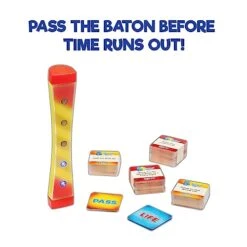 5 Second Rule Relay - Family Party Game - Electronic Relay Baton - Shout It Out & Pass It Fast! - For 2 Or More Players, For Kids Ages 8 And Up -Folkmanis Toys Shop 41qlJQbBVgL