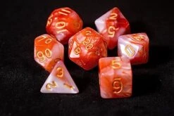 Sharp Edge Dice Set For DND For Dungeons And Dragons Ttrpg Games, Multi-Sided RPG Polyhedral Resin Roleplaying Games (Orange Red White) 19 Sharp Edge Dice Set For DND For Dungeons And Dragons Ttrpg Games, Multi-Sided RPG Polyhedral Resin Roleplaying Games (Orange Red White) -Folkmanis Toys Shop 41qxzLDKafL