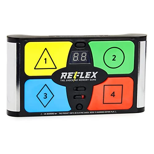 Paladone Lightning Reaction Reflex Shocking Memory Game - Electronic Memory Game For Kids And Adults With 3 Game Modes, 5 Levels, And Shock On/Off Switch 3 Paladone Lightning Reaction Reflex Shocking Memory Game - Electronic Memory Game For Kids And Adults With 3 Game Modes, 5 Levels, And Shock On/Off Switch