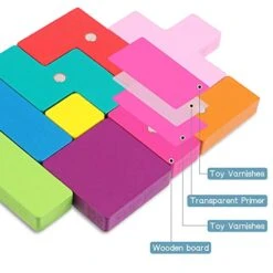 KANKOJO Wooden Magnetic Blocks Puzzle Tangram Brain Teasers Magnet Jigsaw Games STEM Educational Learning Montessori IQ Challenge Toy Puzzles For Kids Ages 8-12 Adults 11 KANKOJO Wooden Magnetic Blocks Puzzle Tangram Brain Teasers Magnet Jigsaw Games STEM Educational Learning Montessori IQ Challenge Toy Puzzles For Kids Ages 8-12 Adults -Folkmanis Toys Shop 41rHk8h8zqL