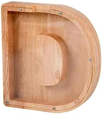 26 Letters Savings Bank Wooden Piggy Bank Toy Acrylic Transparent Panel Creative Piggy Bank Savings Bank Ornaments 12 26 Letters Savings Bank Wooden Piggy Bank Toy Acrylic Transparent Panel Creative Piggy Bank Savings Bank Ornaments - Image 10