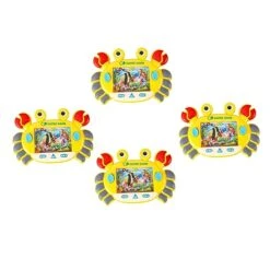 Water Ring Game Handheld 4pcs Crab Circle Water Machine Toys Kids Mini Toys Kids Playset Water Game Handheld Mini Retro Pastime Water Toss Toys Child