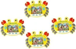 Water Ring Game Handheld 4pcs Crab Circle Water Machine Toys Kids Mini Toys Kids Playset Water Game Handheld Mini Retro Pastime Water Toss Toys Child -Folkmanis Toys Shop 41rRihtq1gL. AC