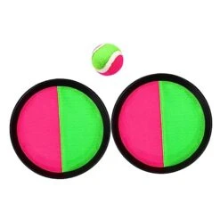 Totority 4 Sets Sticky Ball Toys For Outside Childrens Outdoor Playsets Kids Playset Outdoor Kids Toss Toy Paddle Catch Beach Toss Toys Sticky Target Toy Sticky Ball Toy Interactive Toy