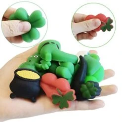Cherislpy 48 Pcs St Patrick's Day Mochi Squishy Toys,Mini Cute Squeeze Toy Stress Reliever Anxiety Packs For Kid Party Favors,St Patrick's Day Gift -Folkmanis Toys Shop 41rXSRVH4QL