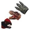 Alasum Kids Toys Kids Gloves 3pcs Rubber Puppet For Funny Game Cosplay Puppets Play Imaginative Party Tyrannosaurus Storytelling Soft Favors Parent Creative Role Head Yellow Gloves Kid Toys