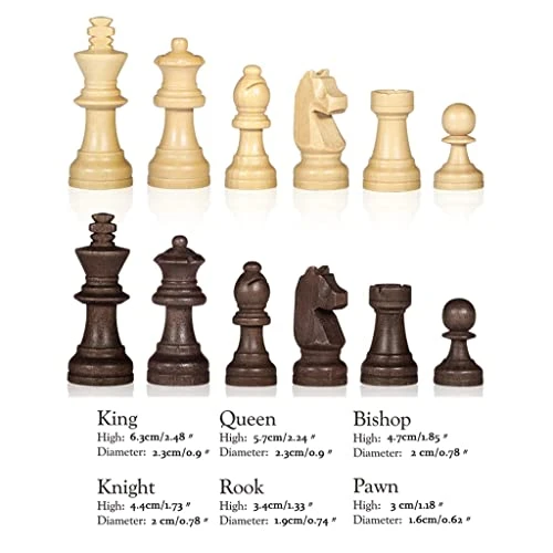 LIUHUI Crafted Chesspiece Magnetic Chess Set 13" Folding Wooden Chessboard Set With Pieces Storage Slots Travel Chess Game Set For Beginner Adults Chess Set In Toys 5 LIUHUI Crafted Chesspiece Magnetic Chess Set 13" Folding Wooden Chessboard Set With Pieces Storage Slots Travel Chess Game Set For Beginner Adults Chess Set In Toys - Image 3