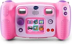VTech KidiZoom Selfie Camera Pink Purple & (2) Girls Hair Ring -Folkmanis Toys Shop 41s8CJFyaoL