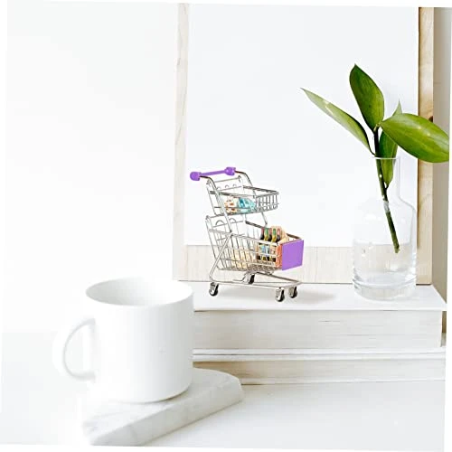 Tofficu 3pcs Mini Shopping Cart Mini Dollhouse Dolls Accessories Plastic Wagon Metal Shopping Cart For Small Supermarket Cart Miniature Supermarket Cart Storage Trolley Shelf 8 Tofficu 3pcs Mini Shopping Cart Mini Dollhouse Dolls Accessories Plastic Wagon Metal Shopping Cart For Small Supermarket Cart Miniature Supermarket Cart Storage Trolley Shelf - Image 6