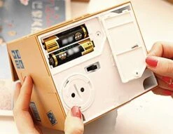 ALIMITOPIA Saving Money Box,Vocal Mischief Stealing Coin Piggy Bank Coin Storage Pot (Cartoon Cat) 15 ALIMITOPIA Saving Money Box,Vocal Mischief Stealing Coin Piggy Bank Coin Storage Pot (Cartoon Cat) -Folkmanis Toys Shop 41sDtc67GbL